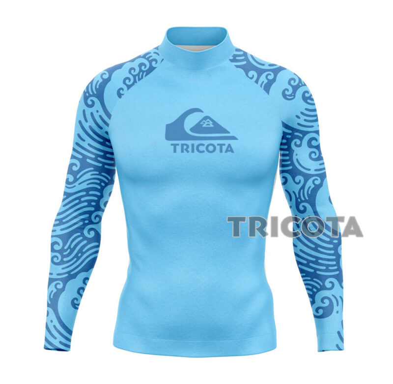 Pánské plavecké tričko Plavky Plážová UV ochrana Rash Guard Potápění Rashguard Plavky Surfovací obleky s dlouhým rukávem Surfovací tričko