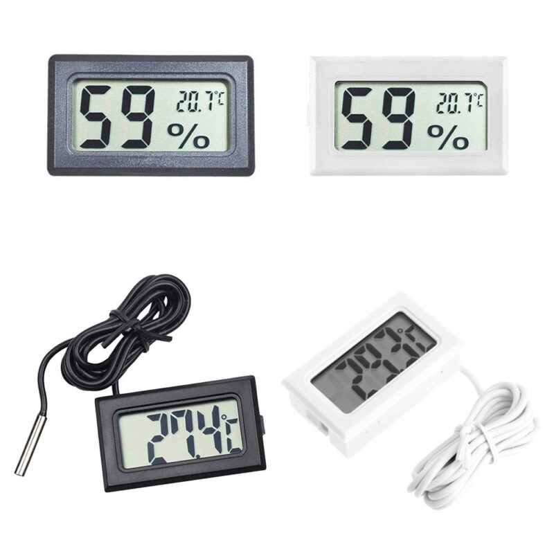 Mini digitální LCD vnitřní pohodlný snímač teploty Vlhkoměr Teploměr Vlhkoměr