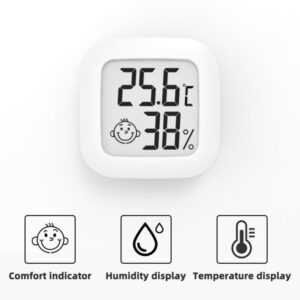 Mini LCD digitální termo-vlhkoměr Měření teploty vlhkosti vzduchu Indikátor pohodlí Teploměr Čidlo digitální vlhkosti
