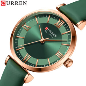 Hodinky NEW CURREN Dámské kožené náramkové hodinky Quartz Módní klasické hodiny Montre femme