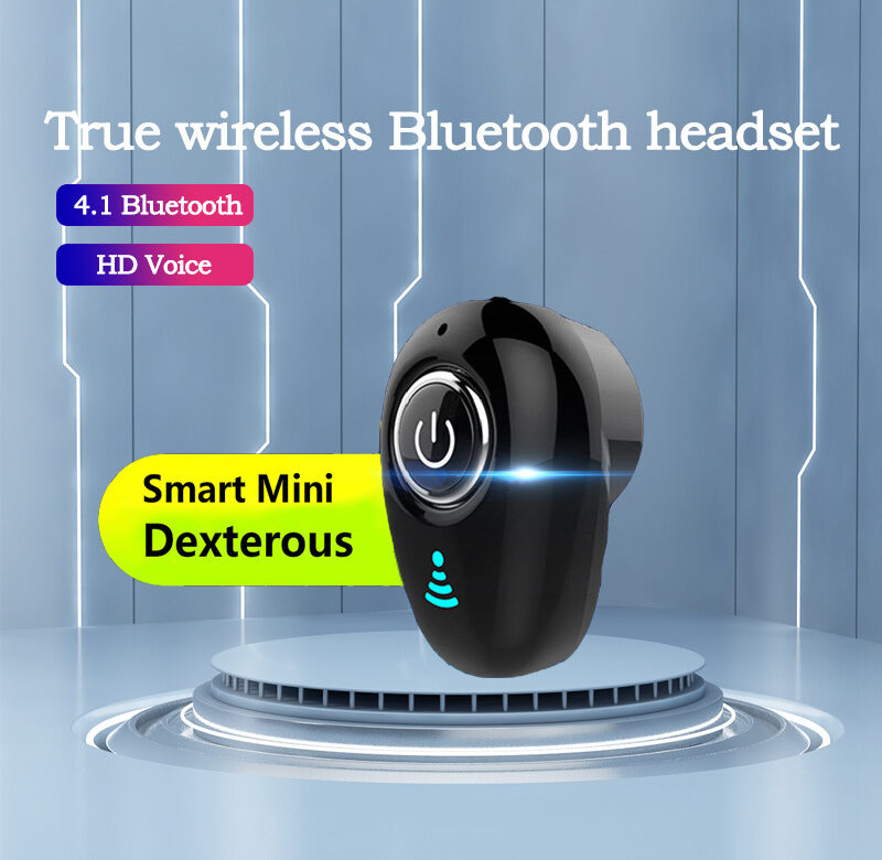 Nová mini náhlavní souprava S650 Bluetooth pro jedno ucho do uší bezdrátové stereofonní sportovní hudba obchodní model