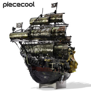 Kouzelné 3D kovové puzzle Pomsta královny Anny Jigsaw Pirátská loď Stavebnice modelů pro vlastní potřebu Hračky pro teenagery Hlavolam