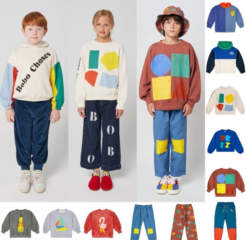 Spring 23 nový svetr BC, tričko s dlouhým rukávem, kostýmek do školky, spodní košile pro kluky a dívky – skladem
