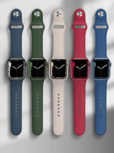 Řemínek pro Apple Watch pásek 44 mm 45 mm 41 mm 40 mm 49 mm 42 mm 38 mm Silikonový Sportovní náramek Correa iwatch Series 8 Ultra 7 se 3 5 6 4
