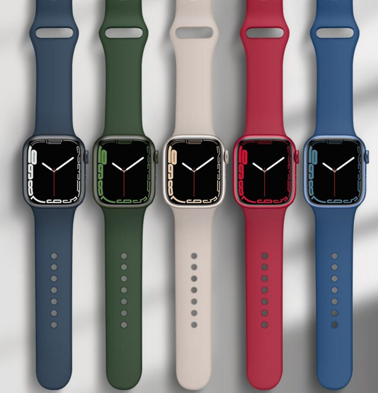 Řemínek pro Apple Watch pásek 44 mm 45 mm 41 mm 40 mm 49 mm 42 mm 38 mm Silikonový Sportovní náramek Correa iwatch Series 8 Ultra 7 se 3 5 6 4