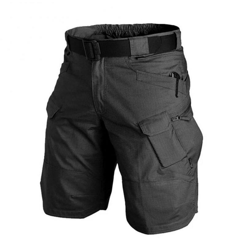 Summer Men Cargo Shorts Taktické krátké kalhoty Vodotěsné Rychleschnoucí Šortky s více kapsami Pánské Outdoorové oblečení Lov Rybaření