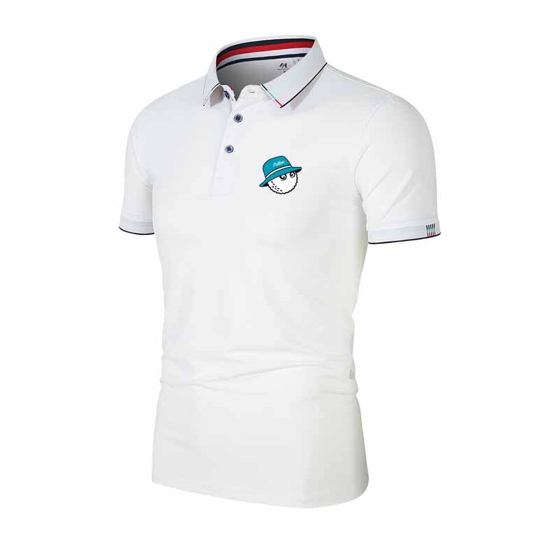Letní pánská golfová košile Rychleschnoucí prodyšná polokošile Polyester/Spandex Tričko s krátkým rukávem Malbon Golf Wear Pánské tričko