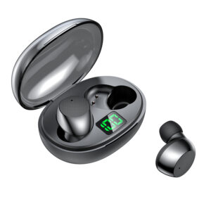 Venkovní sportovní bezdrátová sluchátka Vbeg K20 Bluetooth 5.0 s nabíjecím košem Napájení displeje Dotykové ovládání Sluchátka do uší