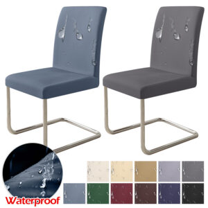 Vodotěsný textilní vícebarevný potah na židli Spandex elastický měkký potah na židli Potah na sedák pro kancelářskou kuchyni, jídelnu