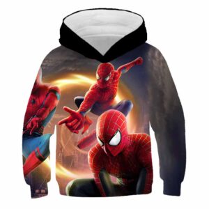 Zima Podzim Marvel Spiderman Děti Kluci Mikiny s kapucí Oblečení pro děti Plus Pulovry Topy Oblečení pro dospívající chlapce 4 5 6 7 8