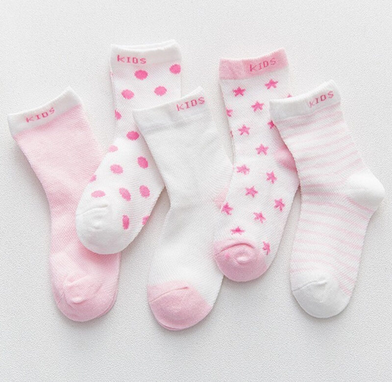 1 pár Dětské ponožky Pantofle Holčičky Chlapci Příslušenství pro novorozence Tečka Pruhované Dětské Dárkové Oblečení Kojenecká Batolata Věci Pevné