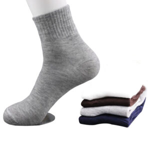 5 párů All Seasons Pánské Business Neformální Bavlněné ponožky Jaro Léto Podzim Zima Jednobarevné Ponožky pro posádku Mužské Prodyšné ponožky