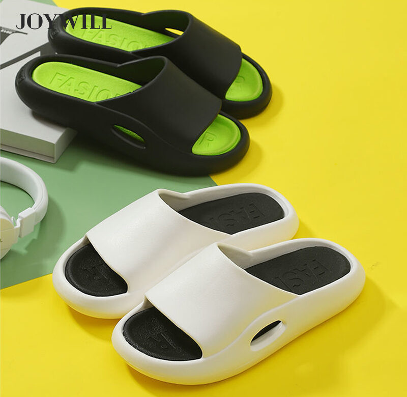 JOYWILL letní pantofle pro muže Nový trend móda venkovní plážové pantofle PVC tlusté spodní pánské žabky Pánské sandály