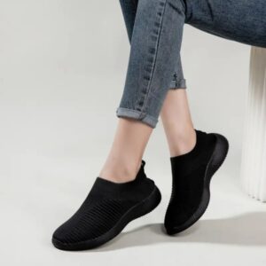 Ženy Ležérní vycházková obuv Lehká prodyšná létající tkané ponožky Běžecká obuv
